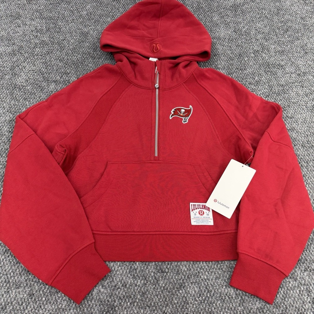 Lululemon x Tampa Bay Buccaneers Women's M/L Scuba Oversized Half-Zip Hoodie